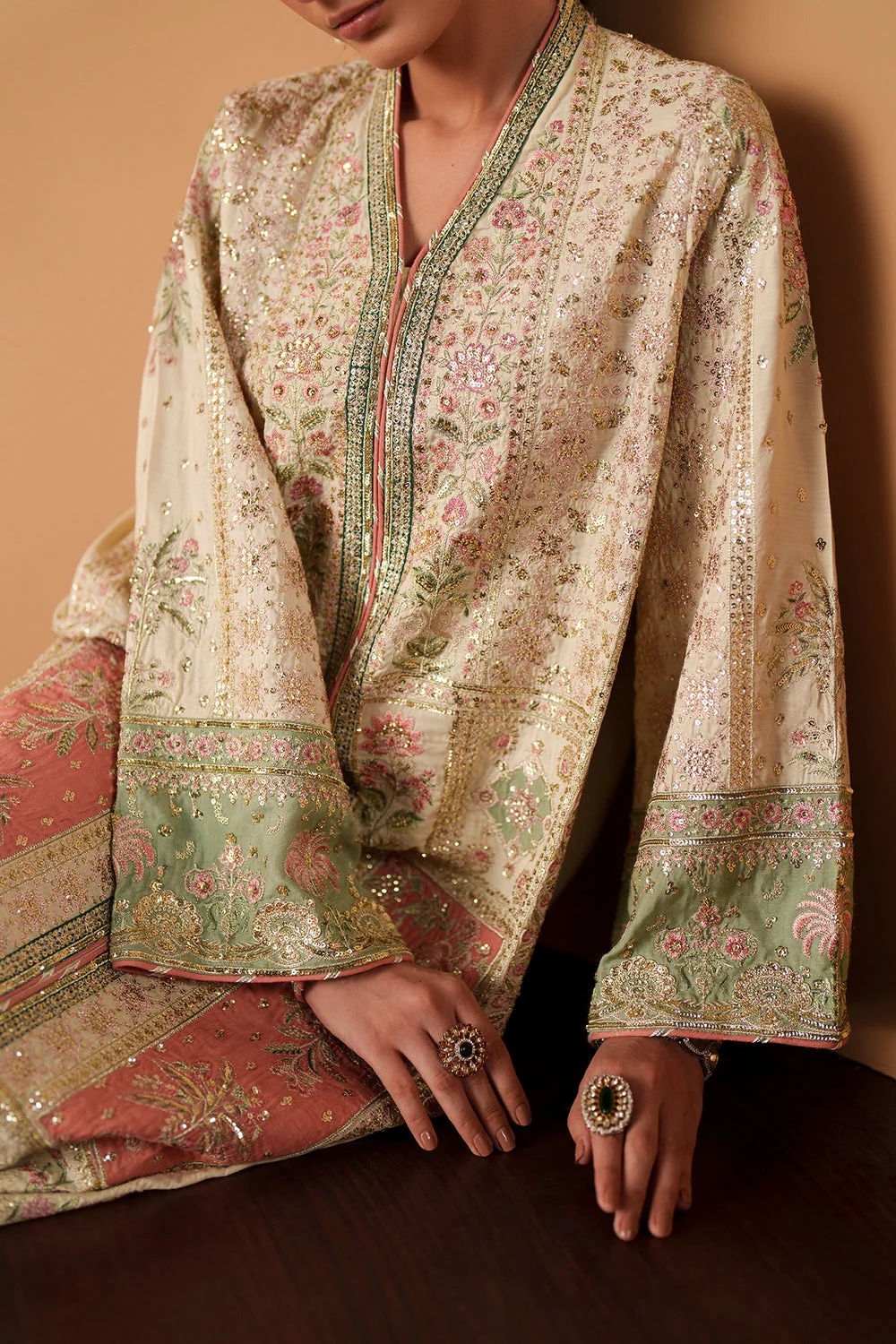 ETHNC – Matcha Kaftan clothing in white, pink, green, matcha green…